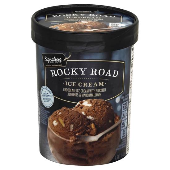 Signature Select Rocky Road Ice Cream (1.5 quarts)