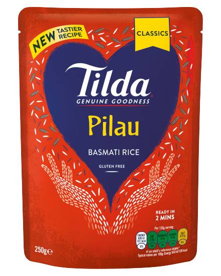 Tilda Microwave Pilau Basmati Rice (250g)