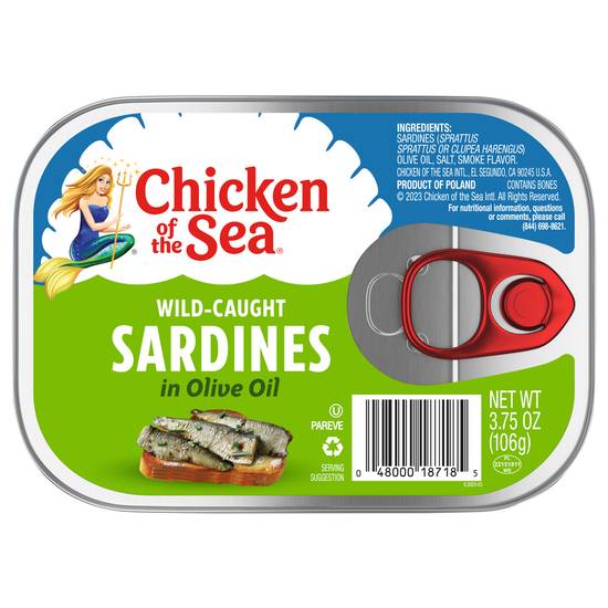 Chicken Of the Sea Extra Virgin Olive Oil Sardines