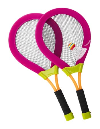 Light-Up Badminton Set Pink