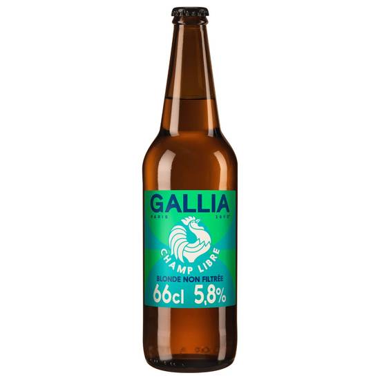 Gallia Paris - Bière blonde non filtrée (660 ml)