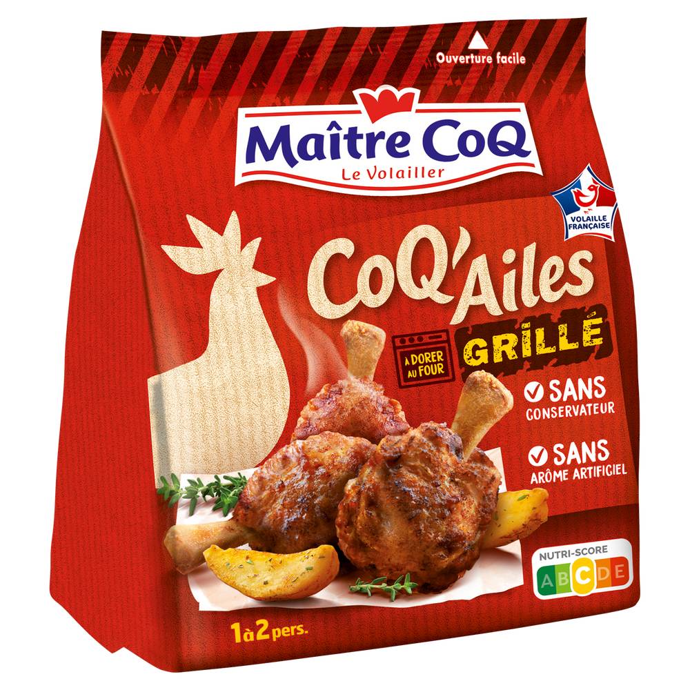 Maître CoQ - Coq'ailes grillé manchons de poulet (250g)