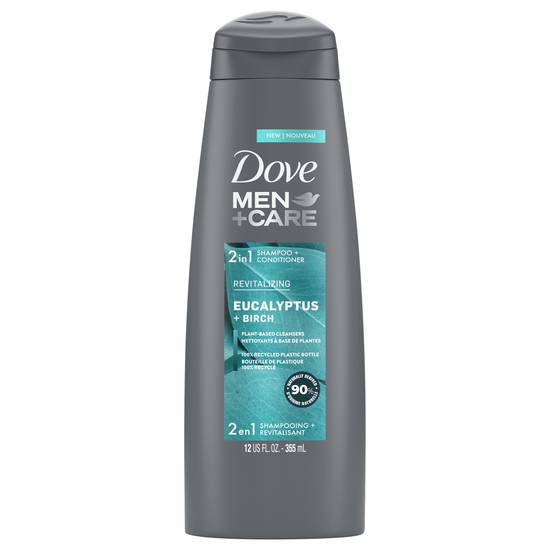 Dove 2 in 1 Revitalizing Eucalyptus + Birch Shampoo + Conditioner