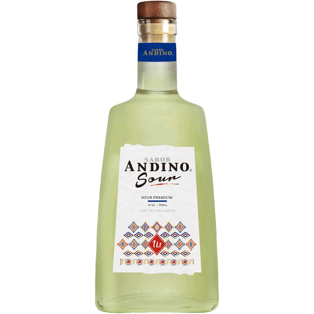 Sabor andino cóctel de limón sour (botella 1 l)