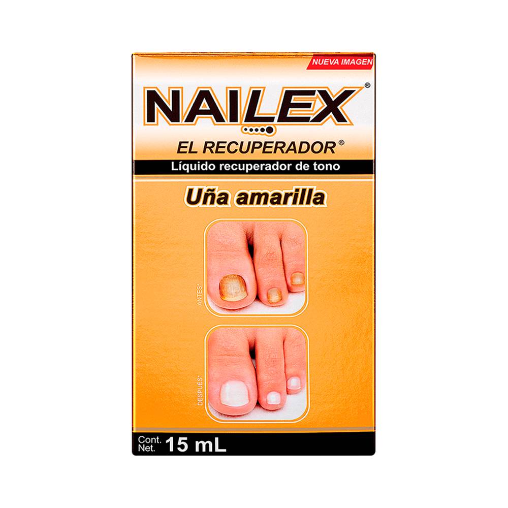 Nailex · Líquido para uñas recuperador tono natural (15 ml)