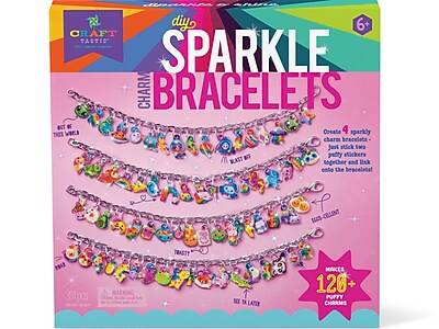 Ann Williams Craft-tastic DIY Sparkle Charm Bracelets Craft Kit, Multicolor (CT1956-2T)