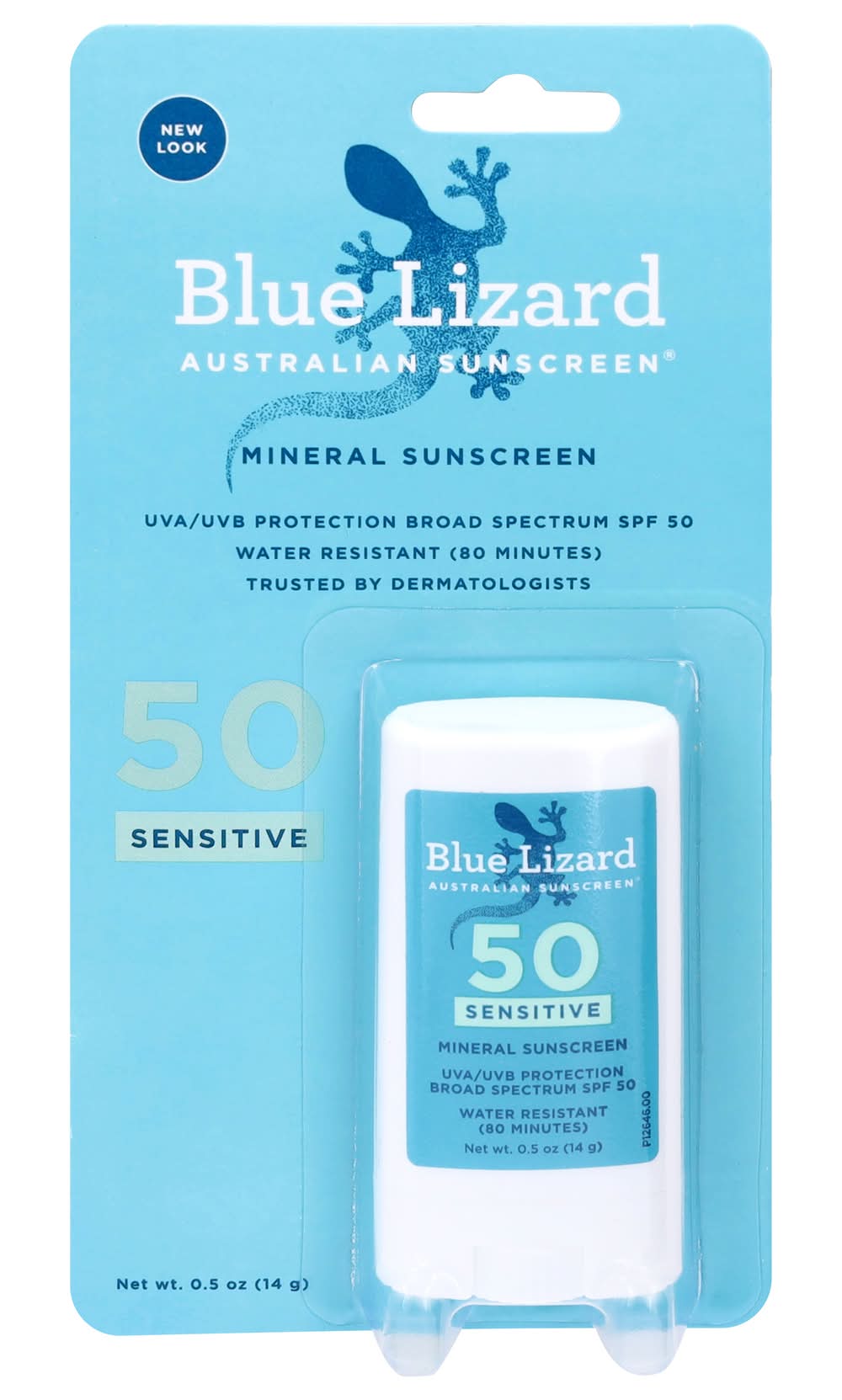 Blue Lizard Broad Spectrum Spf 50+ Sensitive Mineral Sunscreen Stick (0.5 oz)