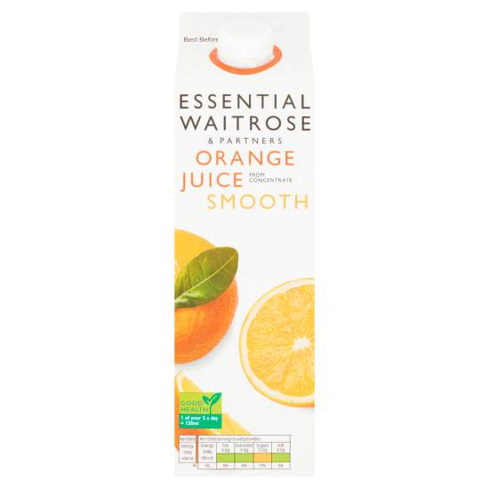 Essential Waitrose & Partners Smooth Orange Juice (1 L)