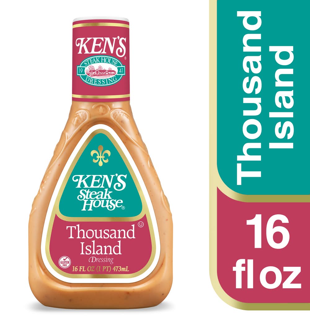 Ken's Steak House Salad Dressing, Thousand Island (16 fl oz)