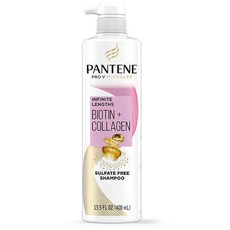Pantene Pro-V Miracles Infinite Lengths Biotin + Collagen Sulfate-Free Shampoo - 13.5 fl oz