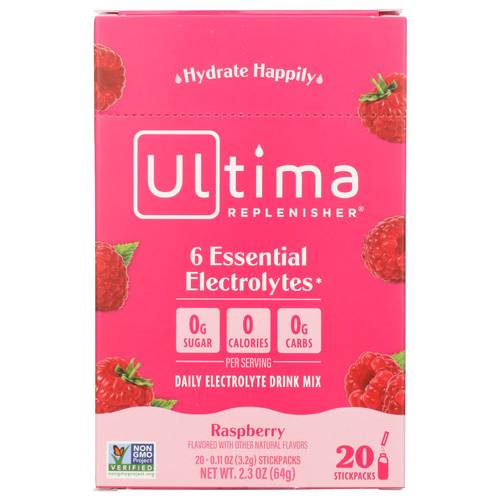 Ultima Replenisher Raspberry Electrolyte Drink Mix