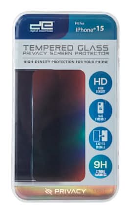 iPhone 15® Tempered Glass Privacy Screen Protector