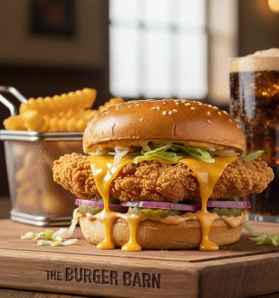 Menu chicken Cheeseburger
