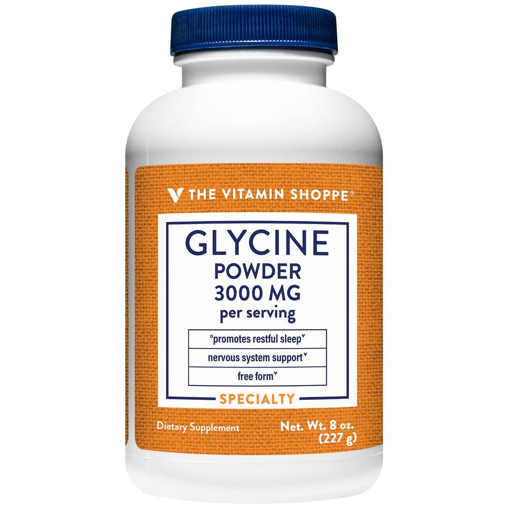 The Vitamin Shoppe Glycine Powder 3000 mg Dietary Supplement (8 oz)