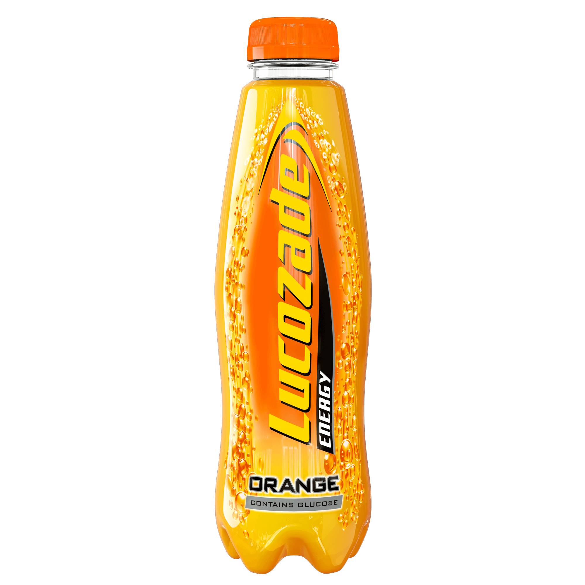 Bottle Lucozade orange 380ml