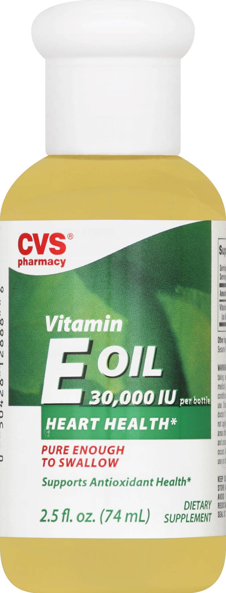 CVS Pharmacy Pharmacy Heart Health Vitamin E Oil (2.5 fl oz)