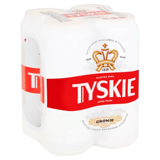 Tyskie Polish Lager Cans 4 X 500ml