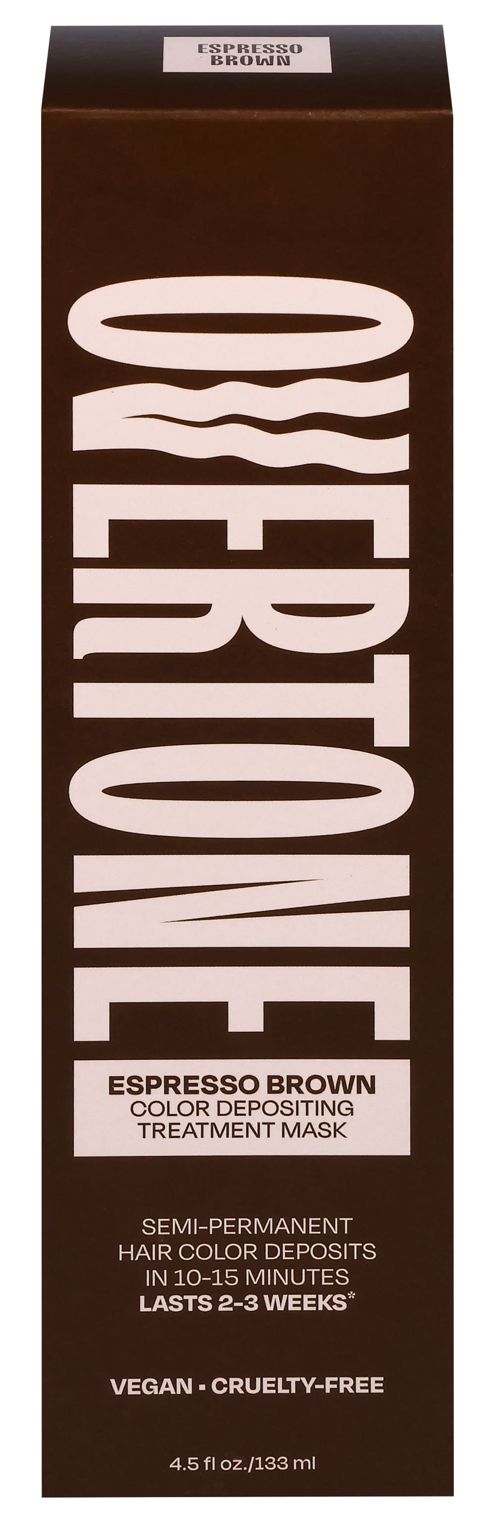OVertone Semi-Permanent Hair Color Deposits, Espresso Brown (4.5 fl oz)