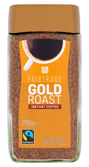Co-op Fairtrade Gold Roast Instant Coffee (200g)