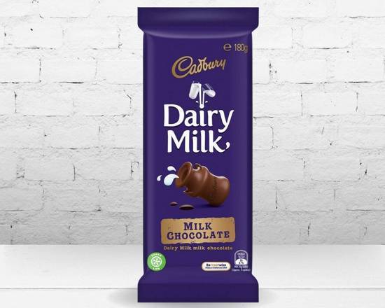 Cadbury Dairy Milk Block (180 gms)