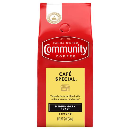 Community Medium-Dark Roast Ground Coffee (12 oz)