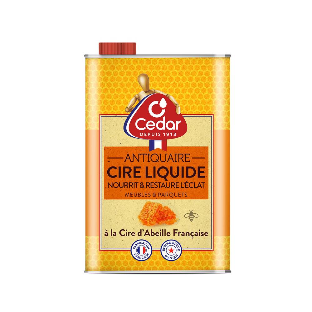 O-Cedar - Antiquaire cire liquide abeille