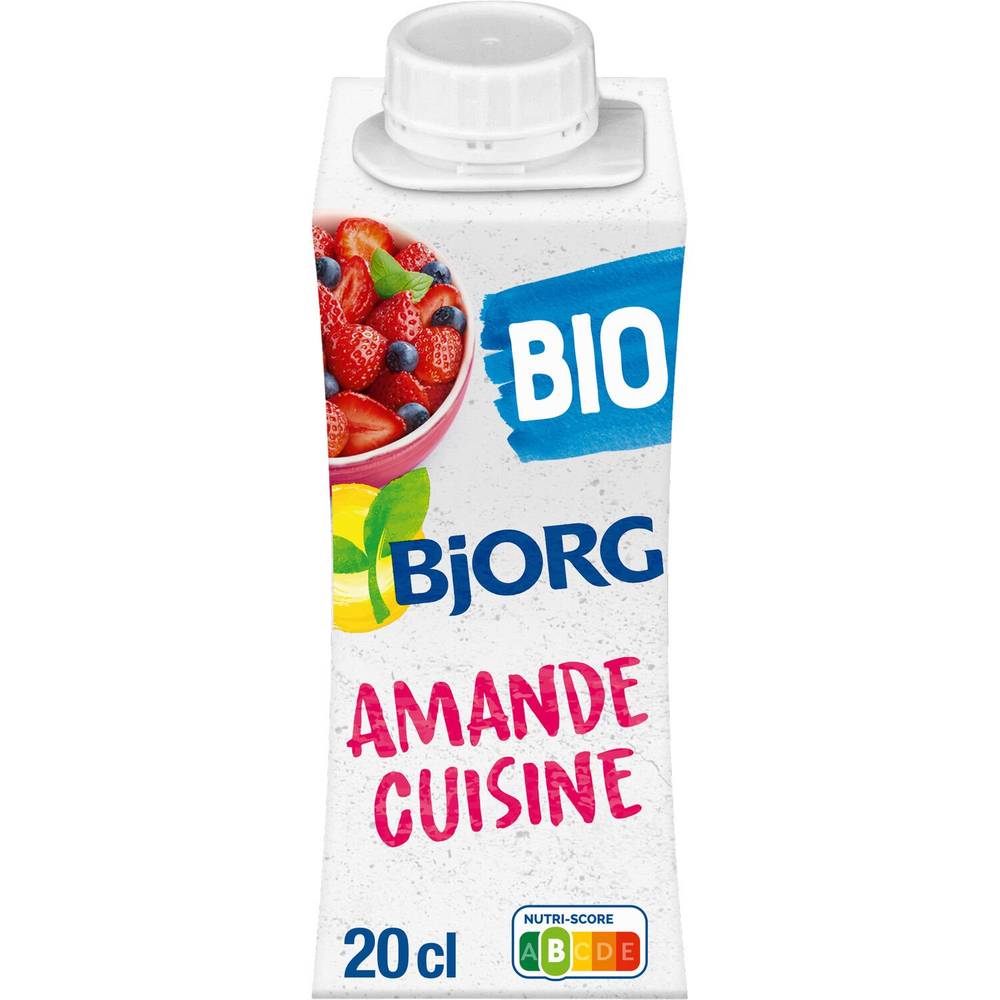 Bjorg - Sauce amande cuisine bio