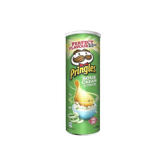 Chips tuiles crème et oignon Pringles 175g