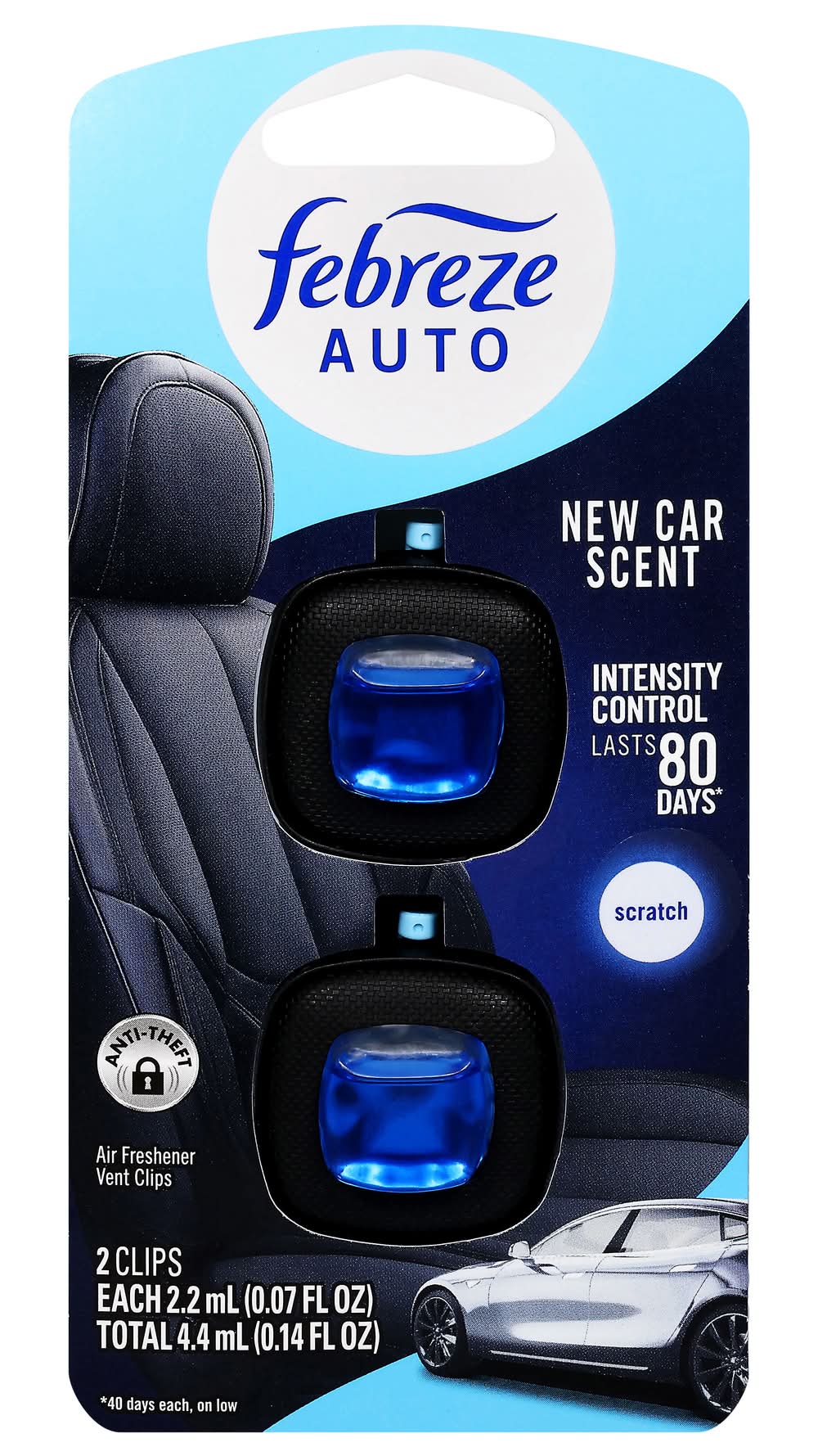 Febreze Auto Vent New Car Scent (0.07 fl oz, 2 ct)