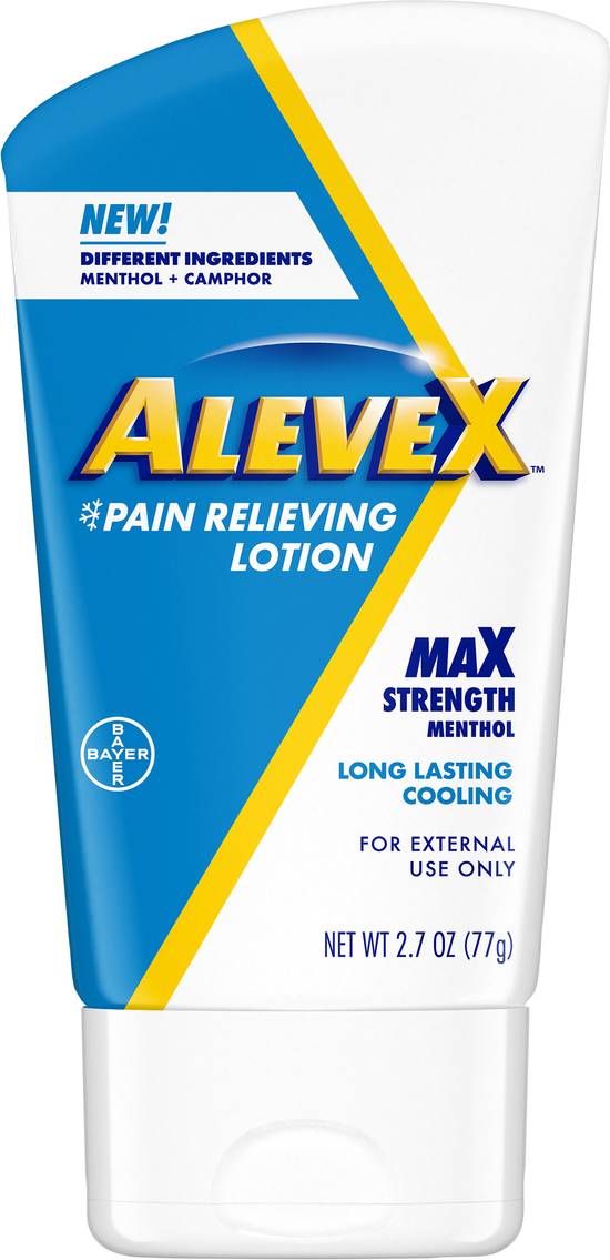 Alevex Max Strength Menthol Pain Relieving Lotion (2.7 oz)
