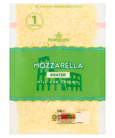 Morrisons Mild & Creamy Grated Mozzarella (240g)