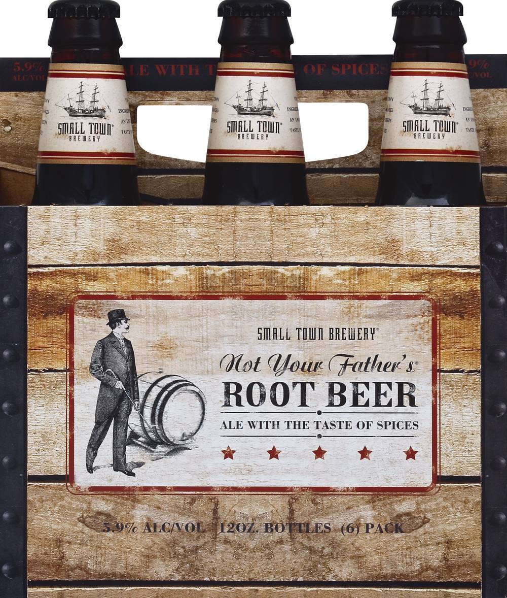 Small Town Brewery Not Your Father's Root Beer (6 x 12 fl oz)