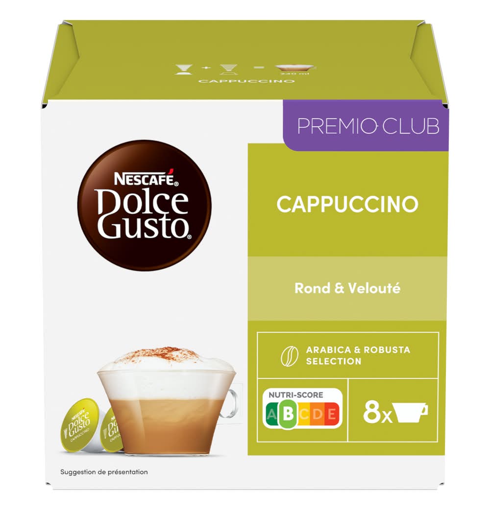 Nescafé - Capsules de cappuccino de café dolce gusto (16)