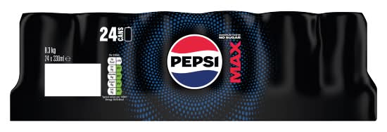 Pepsi Max No Sugar Cola (24 x 330ml)