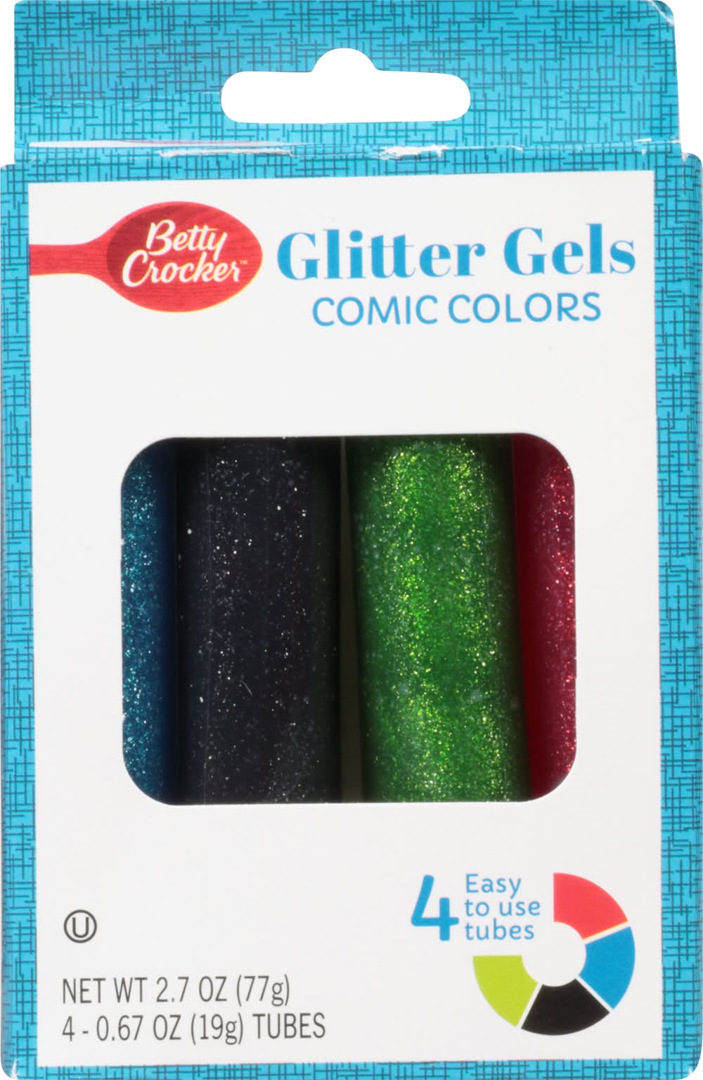 Betty Crocker Comic Colors Glitter Gels (2.7 oz)