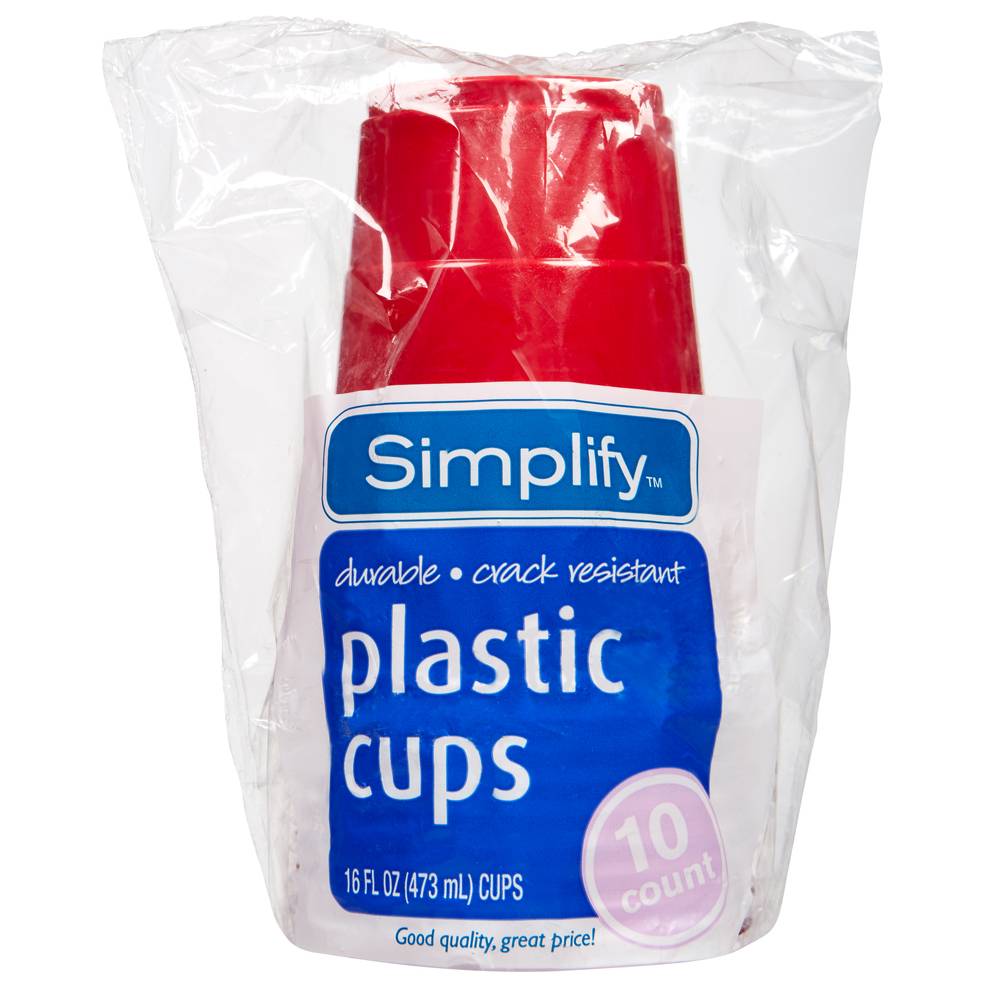 Simplify Plastic Cups