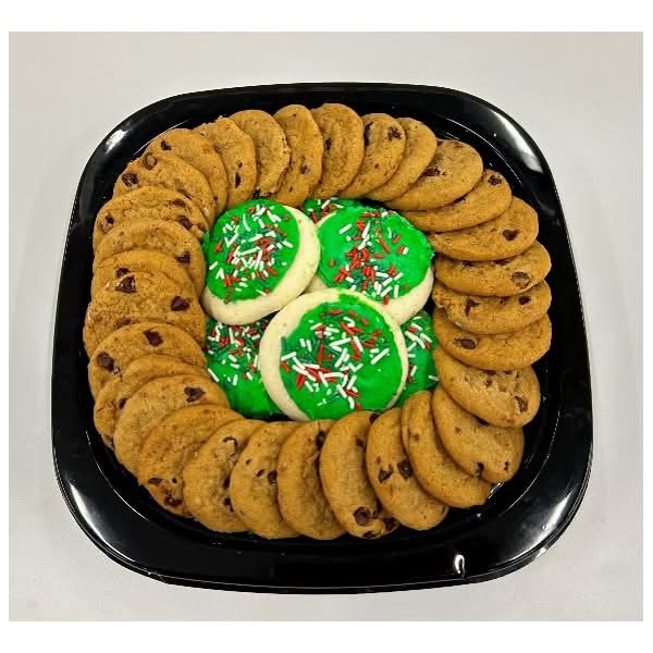 Chocolate Chip And Frosted Sugar Cookie Party Tray
