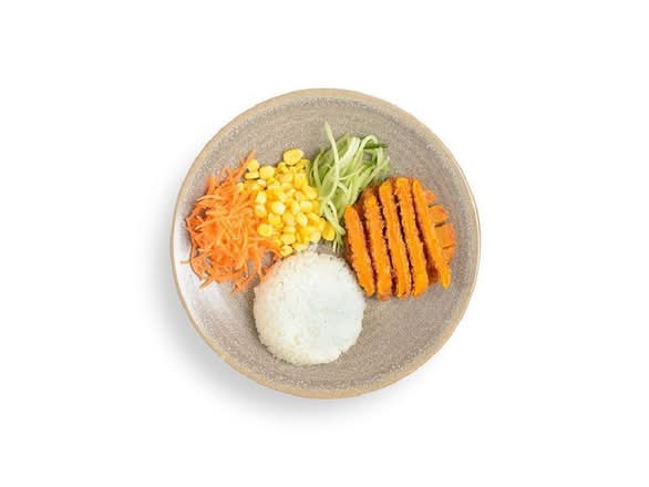 kids yasai katsu with katsu curry sauce (vg)