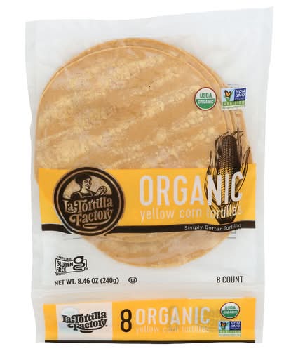 La Tortilla Factory Organic Yellow Corn Tortillas