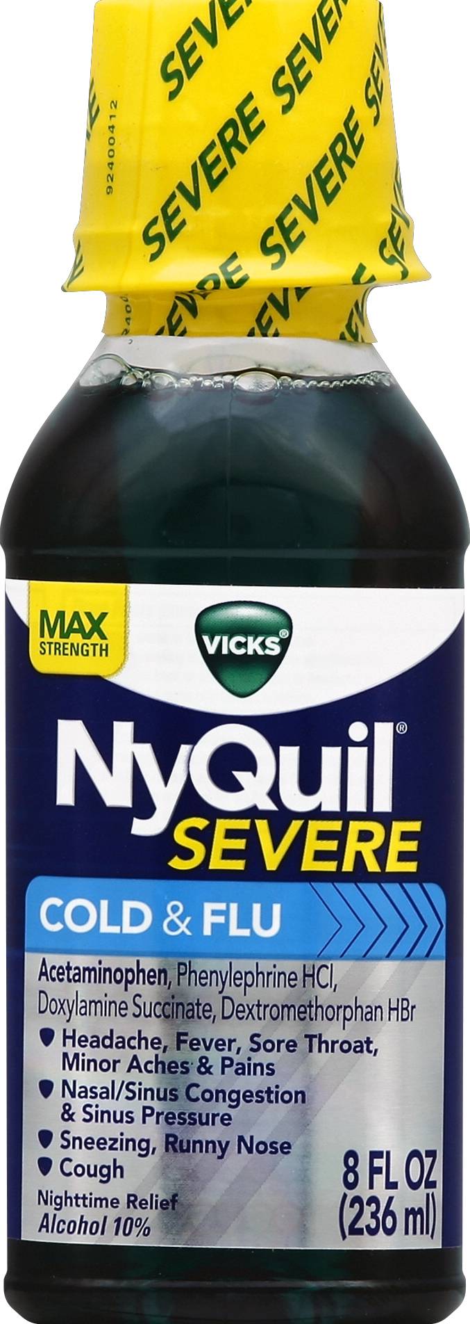 Vicks Nyquil Severe Cold & Flu (8 oz)