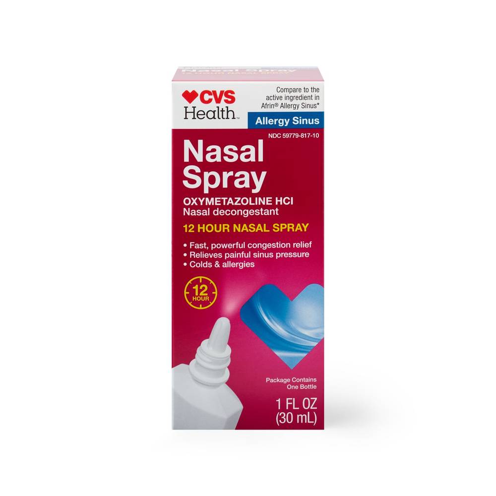 Cvs Health 12Hr Nasal Spray Oxymetazoline 0.05%, 1 Oz