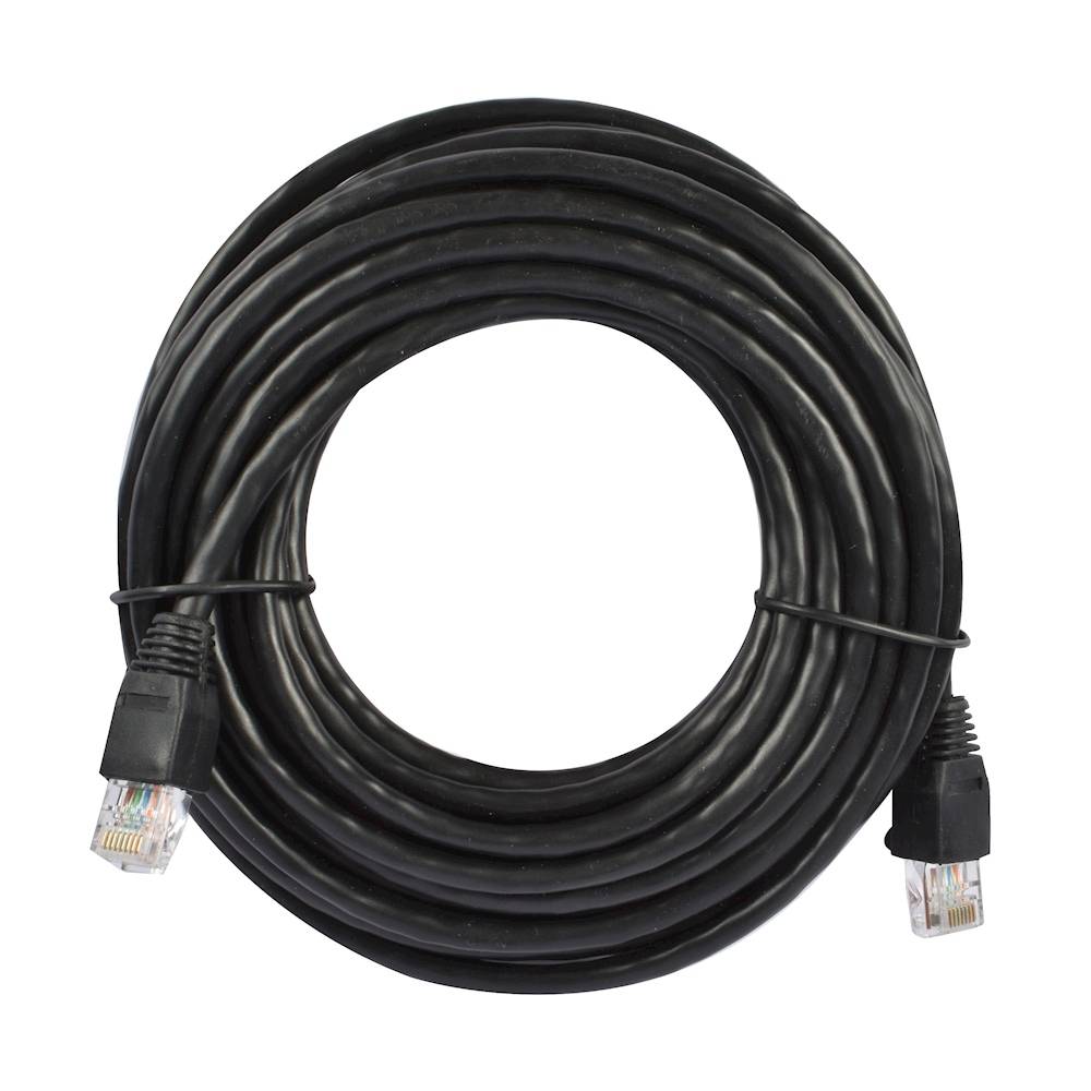 Steren cable de parcheo negro (1 pieza)