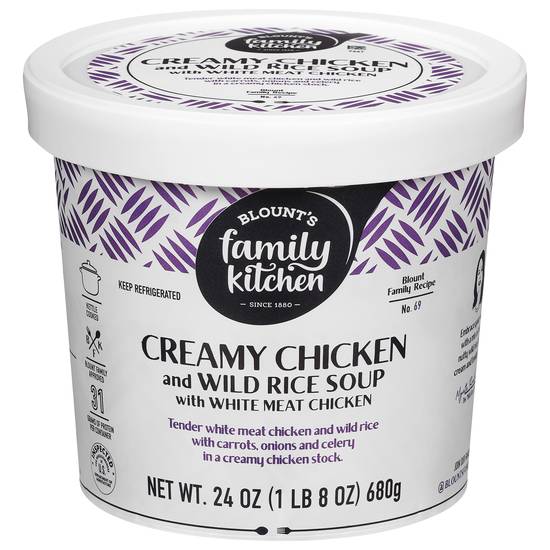 Blount's Family Kitchen Wild Rice Soup Cup (creamy chicken)