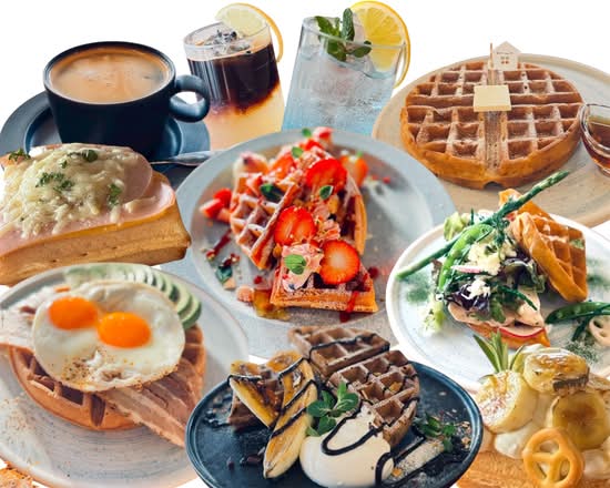 ブリュッセルワッフルとエスプレッソの店　uminoie