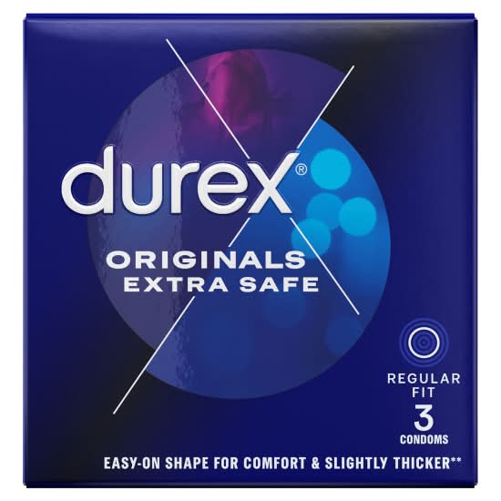 Durex Extra Safe Regular Fit Condoms (3 pack)