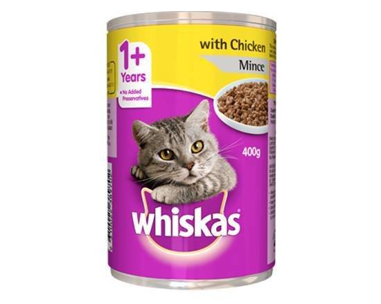 Whiskas Chicken Mince Cat Food 400g