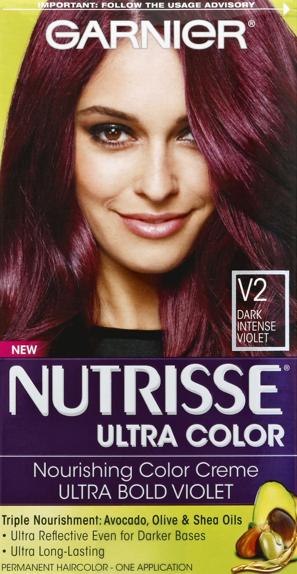 Nutrisse Dark Intense Violet Ultra Color Nourishing Creme (8 oz)
