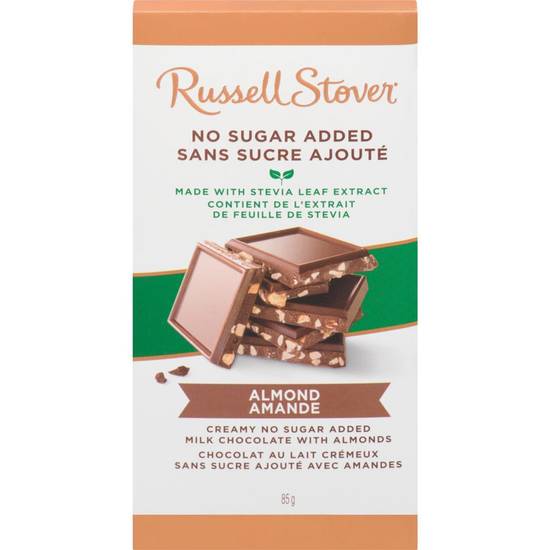 Russell Stover No Sugar Added Almond Milk Bars (85 g)