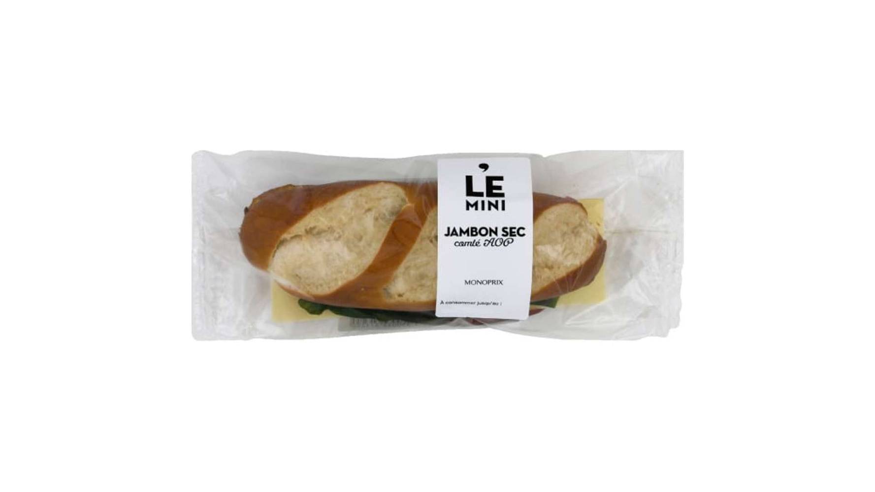 Monoprix Sandwich Jambon forêt noire emmental - Le Mini Le sandwich de 115 g