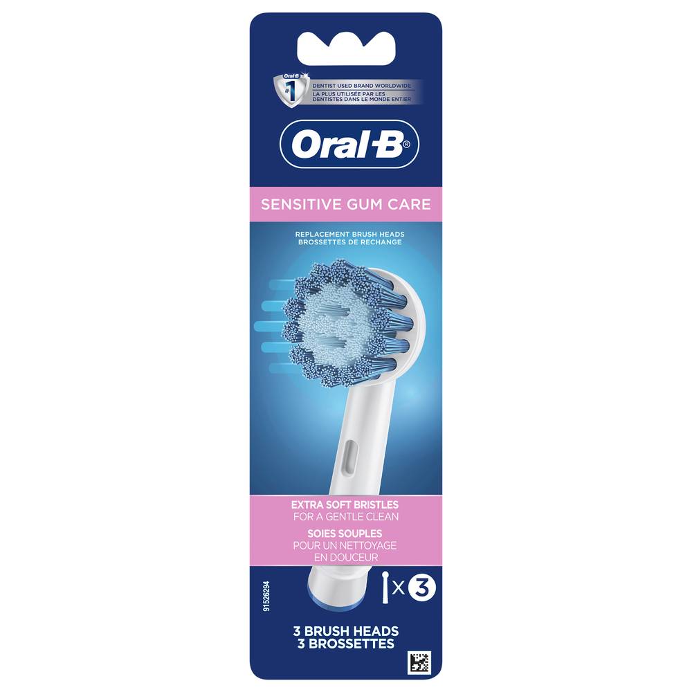 Oral-B Sensitive Gum Care Replacement Brush Heads